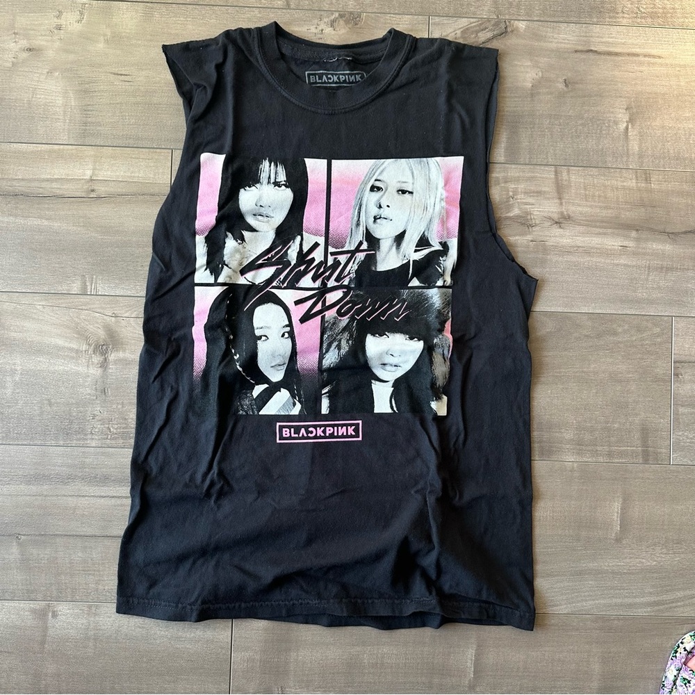Blackpink Shut Down Muscle tank top